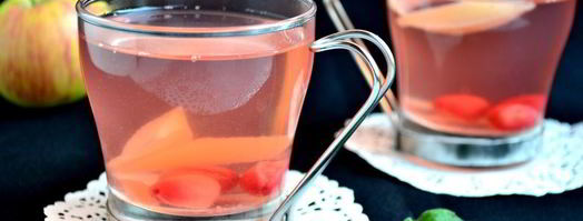 компот из яблок и кизила с мятой. Шаг 8