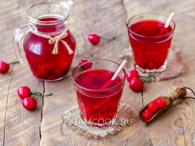 Рецепт компота из замороженной вишни