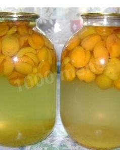 Персиковый компот из персиков на зиму