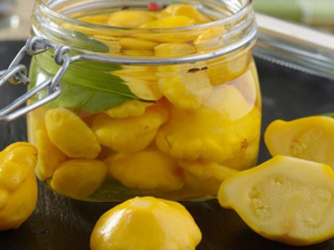 Рецепт консервированных патиссонов