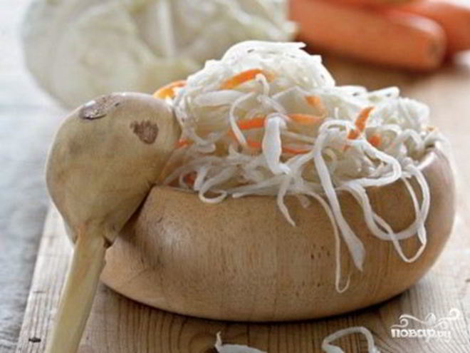 Рецепт квашеной капусты без соли