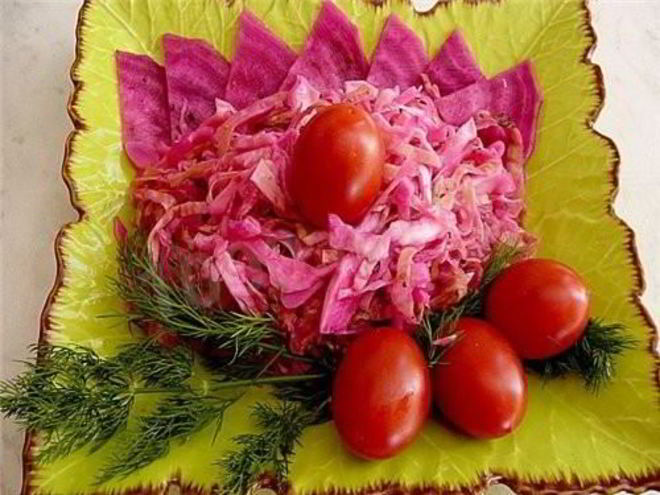 Рецепт квашеной капусты по-армянски со свеклой на зиму