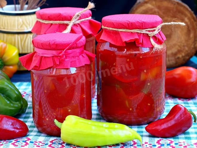 Рецепт лечо ассорти с таркинским перцем