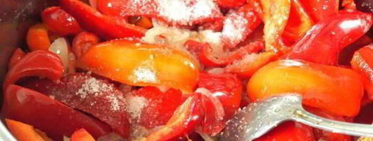 лечо из болгарского перца с помидорами. Шаг 6