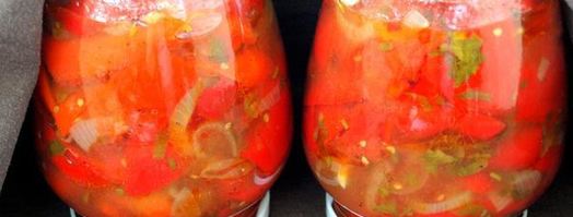 лечо из болгарского перца с помидорами. Шаг 8