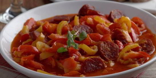 Лечо из кабачков и баклажанов