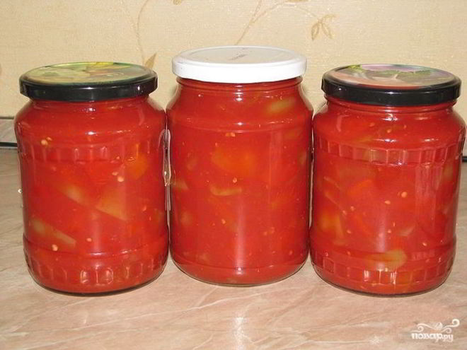 Рецепт лечо из кабачков на зиму
