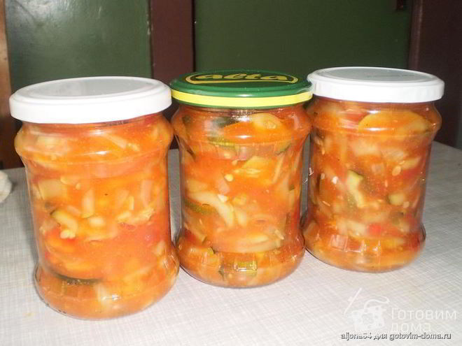 Рецепт лечо из кабачков
