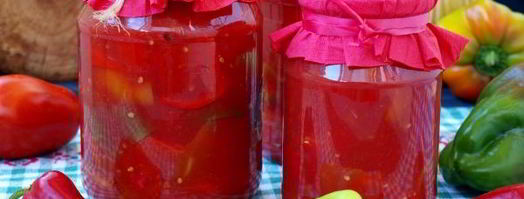 лечо из перца и помидоров без уксуса. Шаг 12
