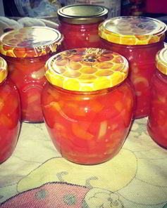 Лечо из перца и помидоров