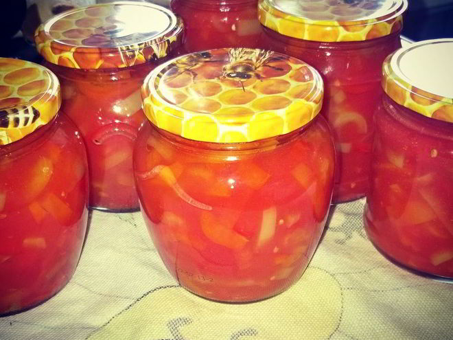 Рецепт лечо из перца и помидоров