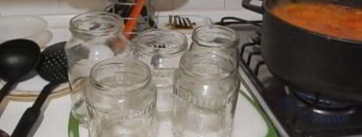 лечо на зиму с томатной пастой. Шаг 6