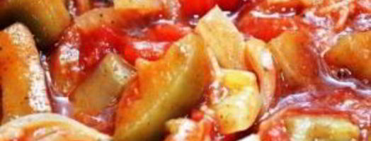 лечо с баклажанами и помидорами. Шаг 10