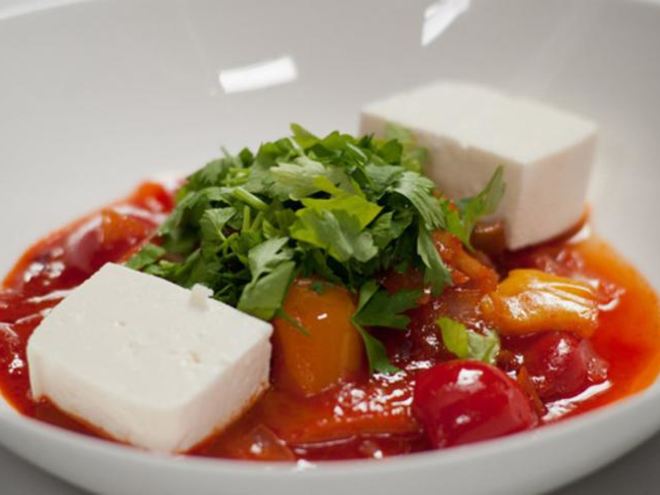 Рецепт лечо с брынзой