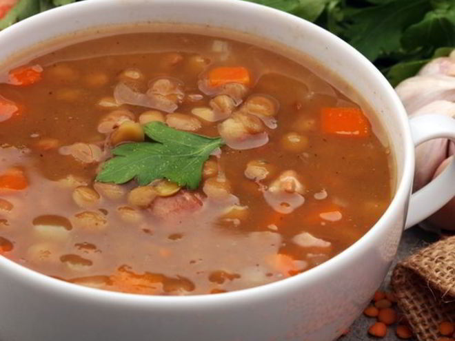 Рецепт лечо с чечевицей