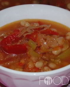 Лечо с фасолью