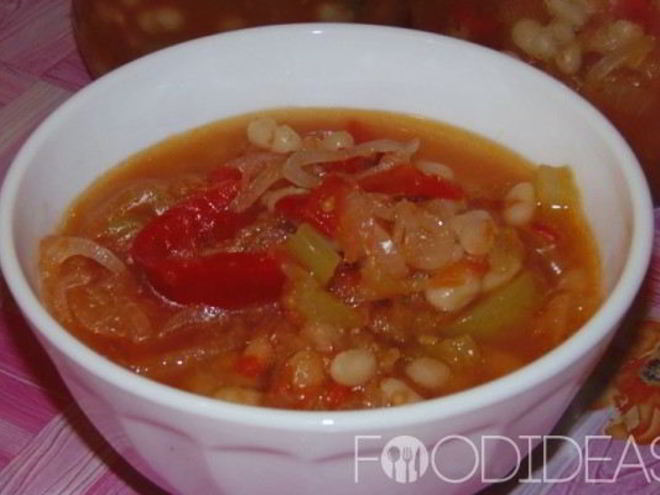 Рецепт лечо с фасолью