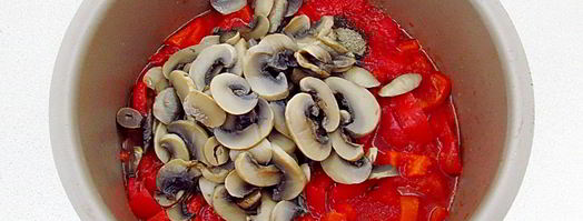 лечо с грибами на зиму. Шаг 9