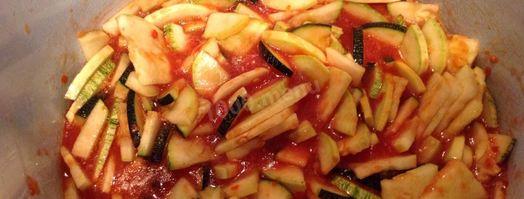 лечо с кабачками и кетчупом на зиму. Шаг 8