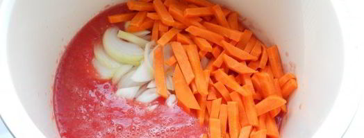 лечо с луком и морковью в мультиварке на зиму. Шаг 4