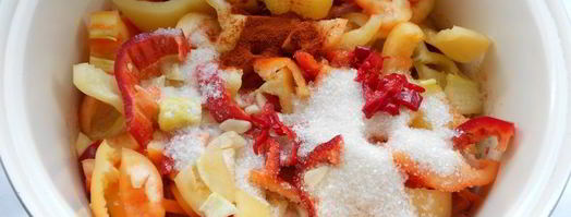 лечо с луком и морковью в мультиварке на зиму. Шаг 6