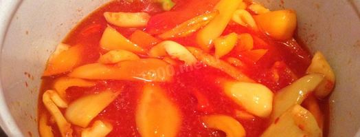 лечо с перцами на зиму. Шаг 6