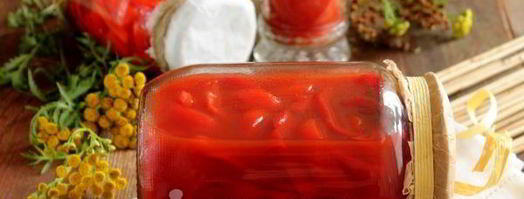 лечо с томатным соком. Шаг 12