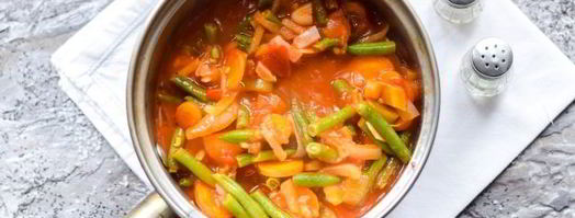 лечо со стручковой фасолью на зиму. Шаг 9