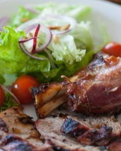 Плечо ягненка на гриле