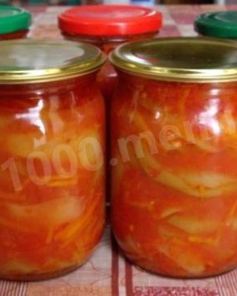 Вкусное и простое лечо с томатным соком