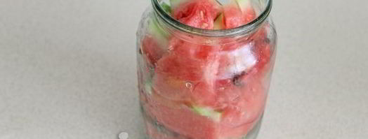 арбузы маринованные на зиму в банках. Шаг 5