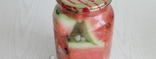 арбузы маринованные на зиму в банках. Шаг 8