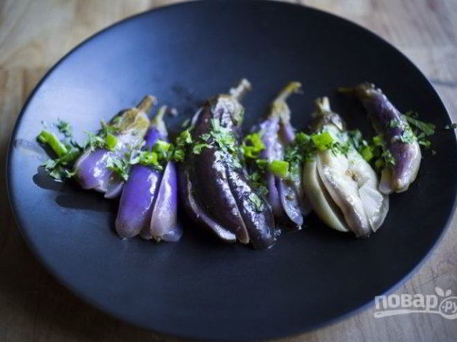 Рецепт быстрых маринованных баклажанов