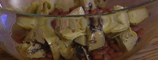 фасоль с маринованными артишоками. Шаг 5