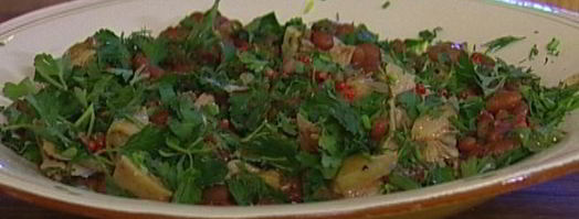 фасоль с маринованными артишоками. Шаг 8