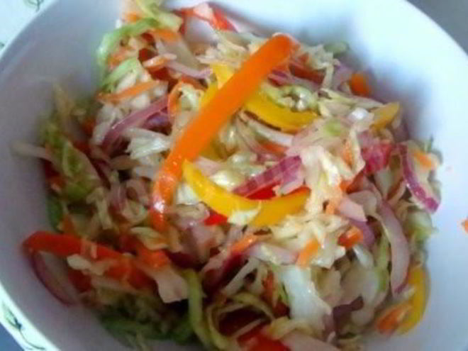 Рецепт капусты маринованной с болгарским перцем