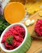 Капуста, маринованная с тыквой и свеклой