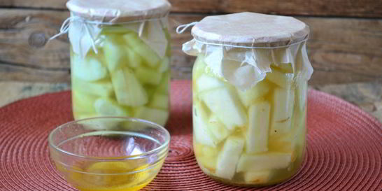 Маринованная дыня на зиму