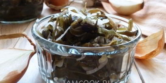 Маринованная морская капуста