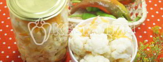 маринованная цветная капуста хрустяшка. Шаг 12