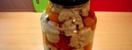 маринованная цветная капуста на зиму в банках. Шаг 5