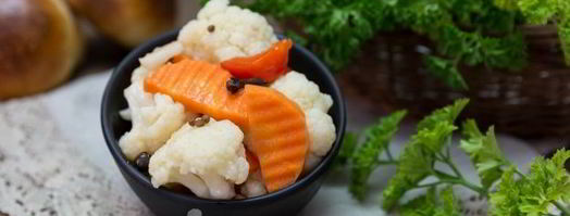 маринованная цветная капуста с овощами. Шаг 17