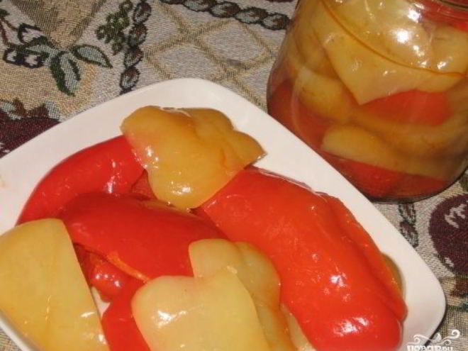 Рецепт маринованного сладкого перца