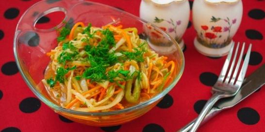 Маринованные кабачки по-корейски