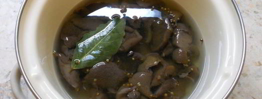 маринованные лесные грибы за 12 часов. Шаг 4