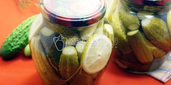 Маринованные огурцы с лимонной кислотой