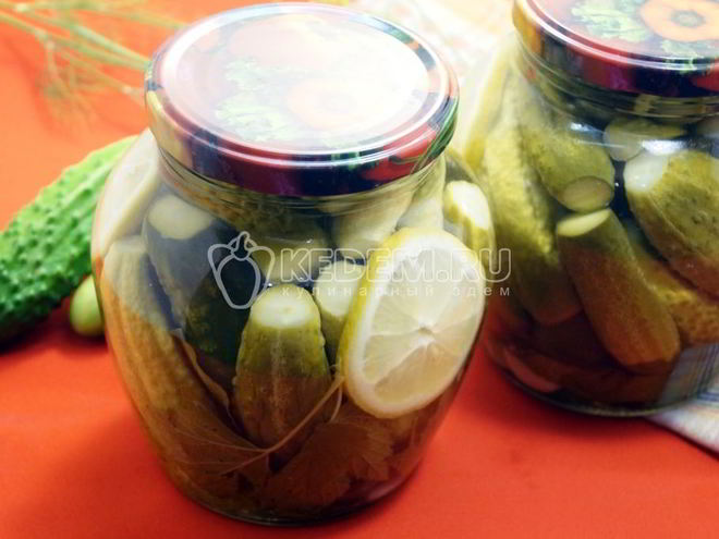Рецепт маринованных огурцов с лимонной кислотой