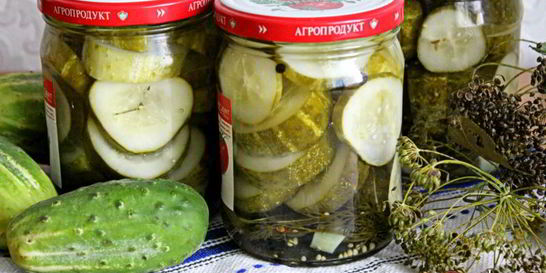 Маринованные резанные огурцы на зиму