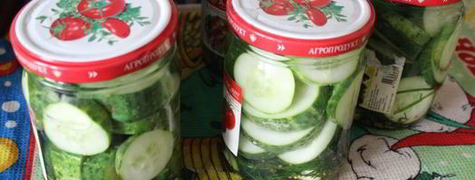 маринованные резанные огурцы на зиму. Шаг 4