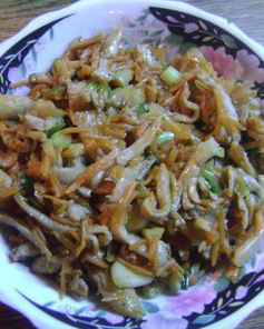 Маринованные вешенки с морковью